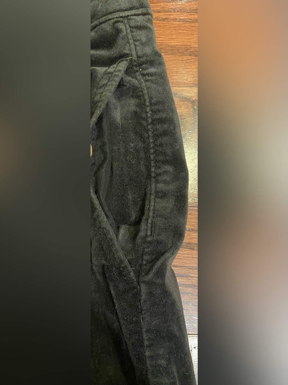 American Eagle Skirt Sz 2 Black Faux Suede Pockets Waist 14” Length 14” - Picture 5 of 6